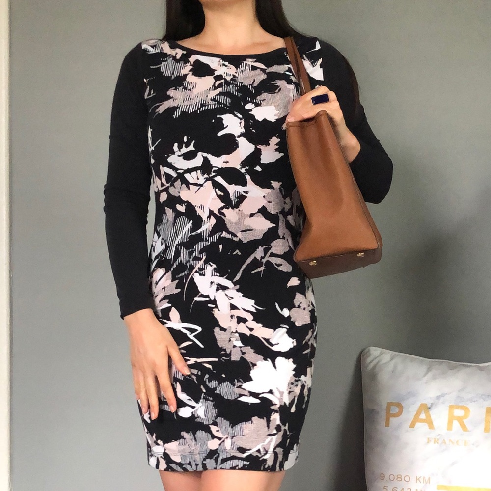 Banana Republic boat neck long sleeve dress